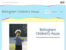 Tablet Screenshot of bellinghamchildrenshouse.com